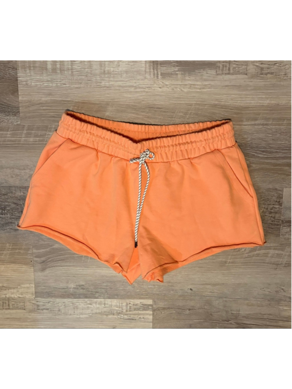 PARKE x Target Peach Orange Mid Rise Pull On Sweatshorts Size M